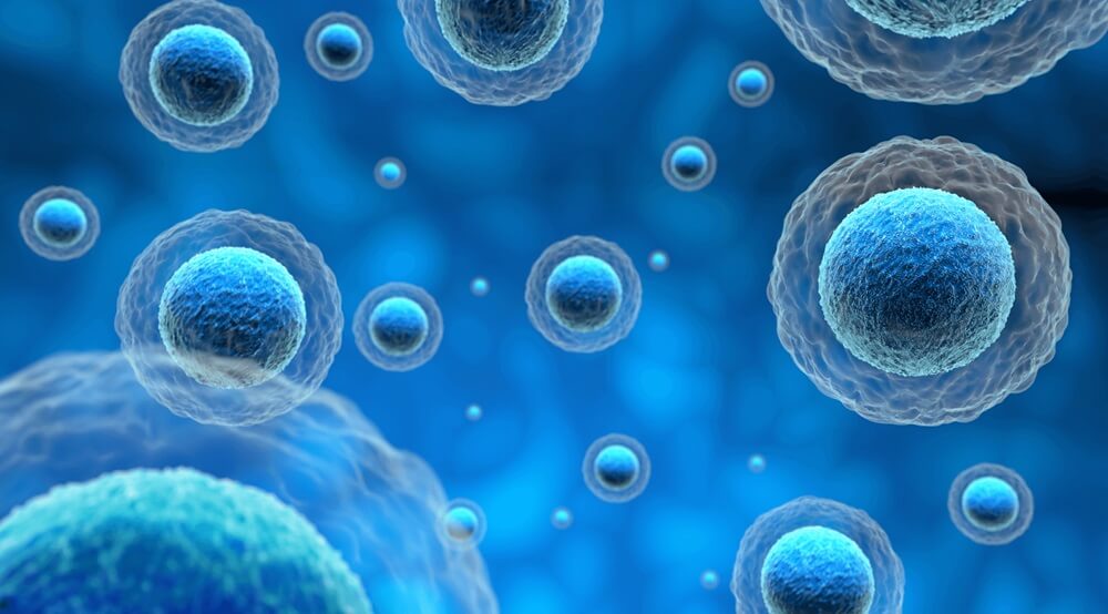 human-cells-in-a-blue-background-3d-illustration-1